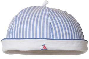 Blue and White Stripe Sailor Hat