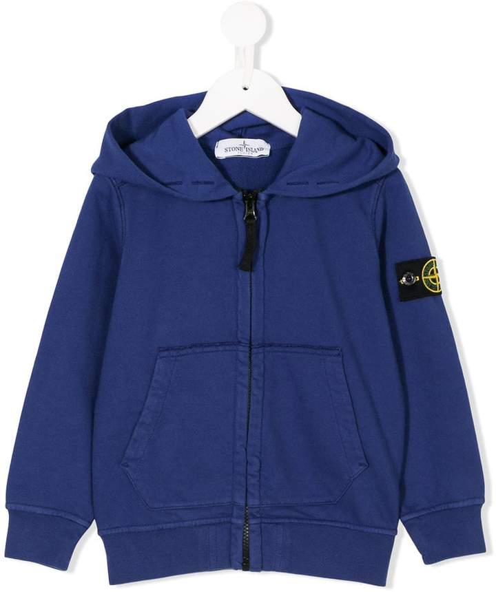Stone Island Junior zip-up hoodie