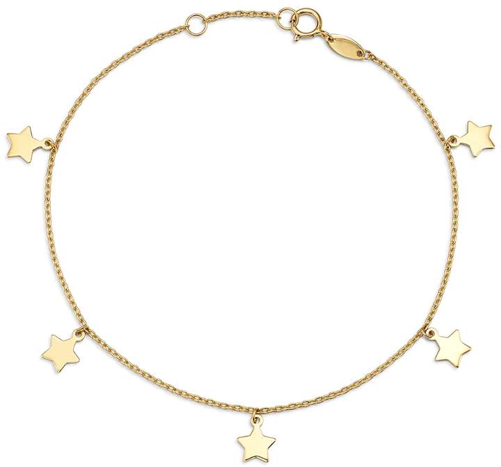 Moon & Meadow Star Charm Bracelet in 14K Yellow Gold - 100% Exclusive
