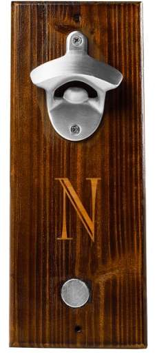 Monogram Wall Bottle Opener