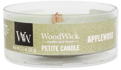 WoodWick® Applewood Petite Candle in Green
