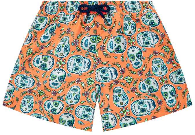 Sunuva Skull Print Swim Shorts