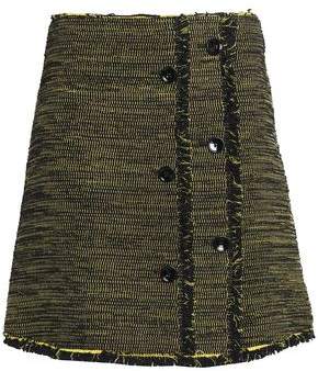 Cotton-Tweed Mini Skirt