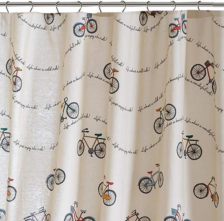 HipStyle Milo Cotton Printed Shower Curtain
