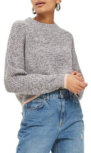 Petite Twisted Yarn Sweater