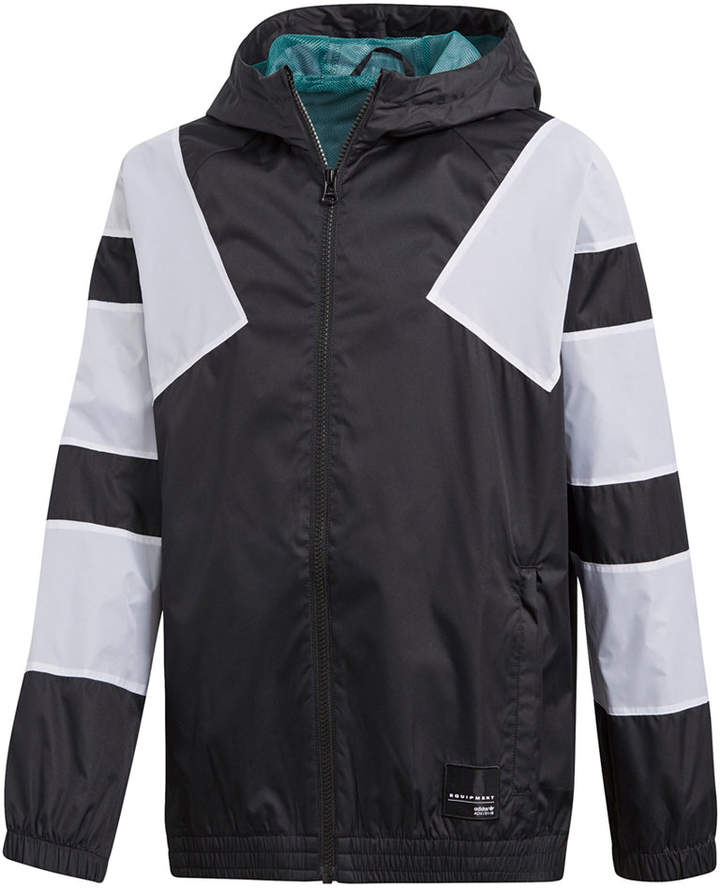 Hooded Windbreaker Jacket, Big Boys