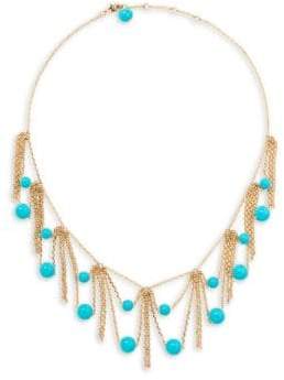 18K Yellow Gold & Turquoise Ana Necklace