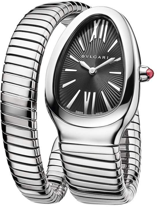 Pink Rubellite Serpenti Tubogas Watch 35mm