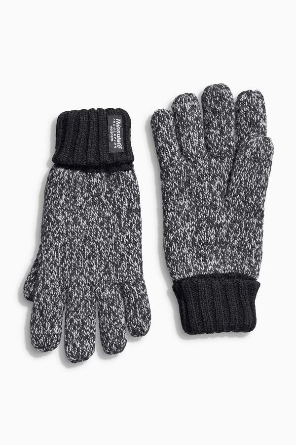 Boys Multi Thinsulate Knitted Gloves (Older Boys) - Grey