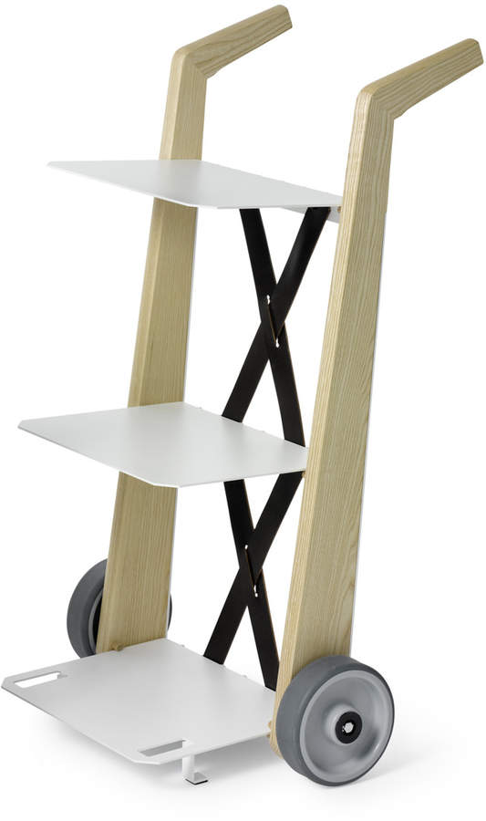 Auerberg - Bücherkarre, Weiß