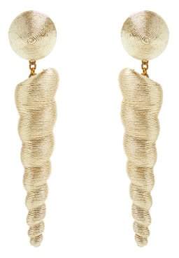 REBECCA DE RAVENEL Twisty drop earrings