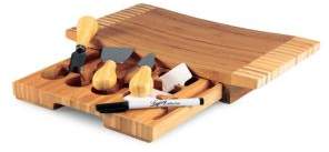 Five-Piece Concavo Cheese Board and Tools Set