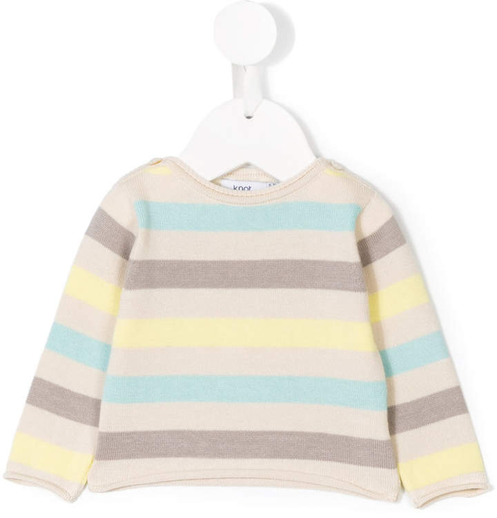 Knot striped sweater