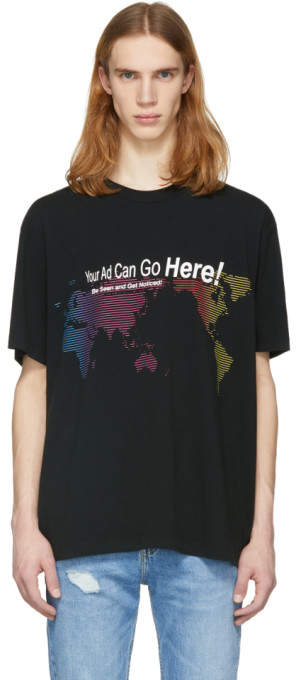 Black your Ad Can Go Here T-shirt