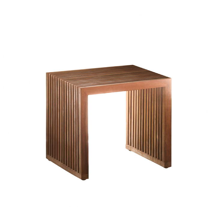 Jan Kurtz - Tivoli Hocker, Teakholz