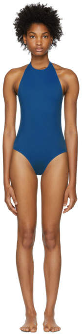 Her Line Blue Jean One-Piece Swimsuit