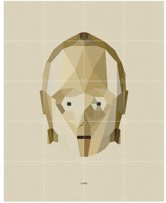 Buy IXXI - Star Wars Icon: C-3PO, 80 x 100 cm!