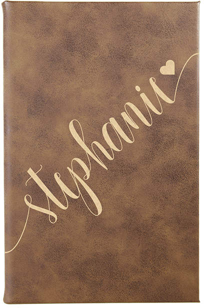 Rustic & Gold Personalized Journal