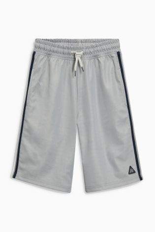 Boys Grey Side Stripe Shorts (3-16yrs) - Grey
