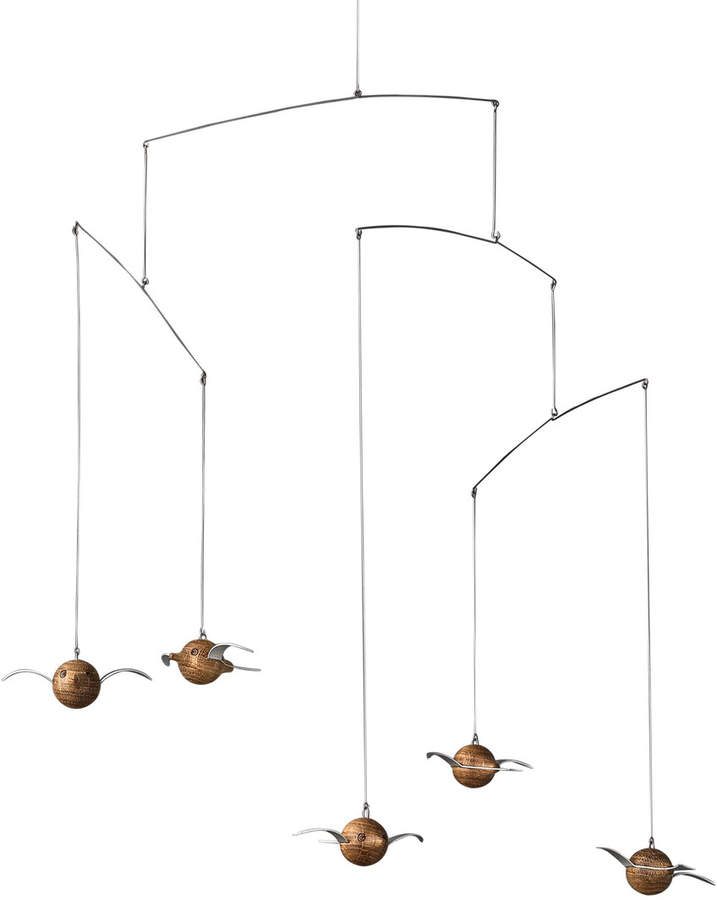 Hoptimist - Woody Birdie Mobile, Eichenholz