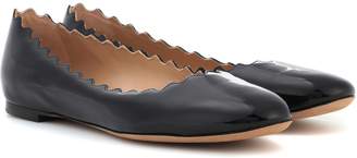 Chloé Lauren patent leather ballerinas
