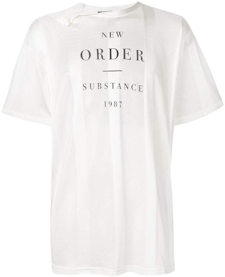 T-Shirt mit New Order-Print