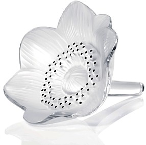 Anemone Crystal Flower Paperweight