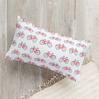 bicycle Lumbar Pillow