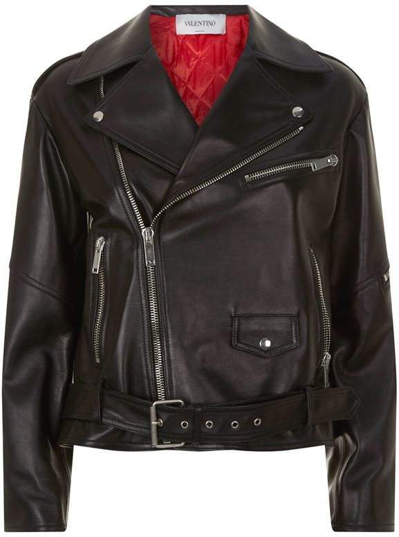 VLTN Leather Biker Jacket