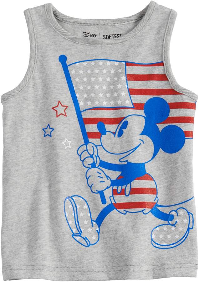 Buy Disneyjumping Beans Disney's Mickey Mouse Toddler Boy Patriotic Flag Softest Tank Top by Jumping Beans!