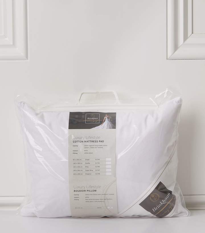 Boudoir Pillow (30cm x 40cm), White
