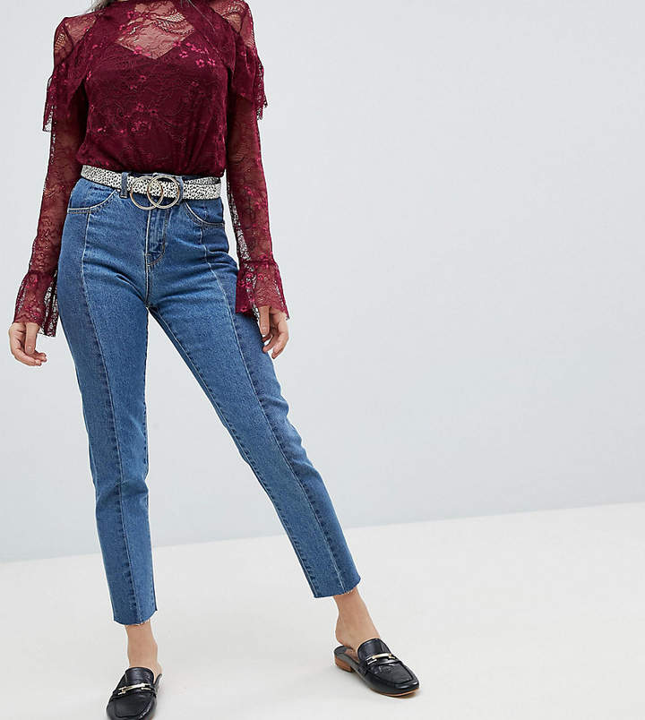 Vero Moda Petite – Jeans aus Denim-Mischgewebe