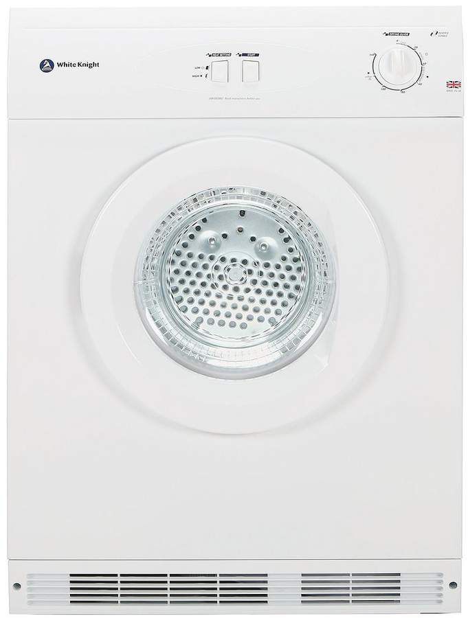C44A7W 7kg Load Vented Dryer - White