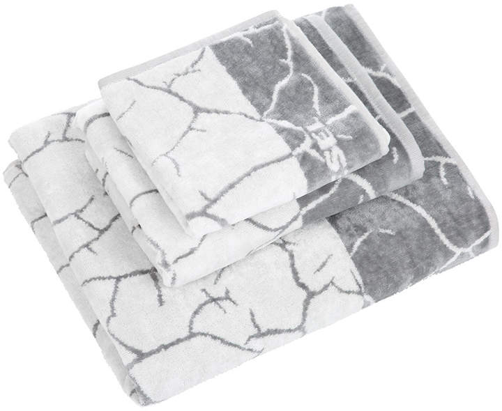 Diesel Living - Crackle Towel - Grey - Guest Towel