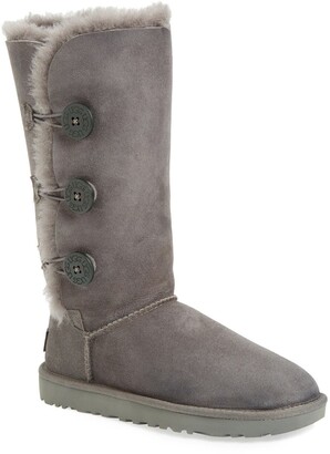UGG(R) Bailey Button Triplet II Genuine Shearling Boot