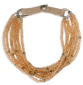 Multi Chain Beaded Necklace