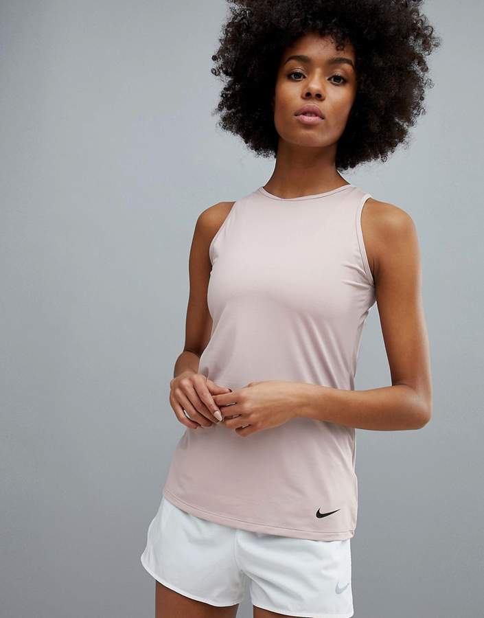 Nike Training – Dry Oval – Tanktop in Ros