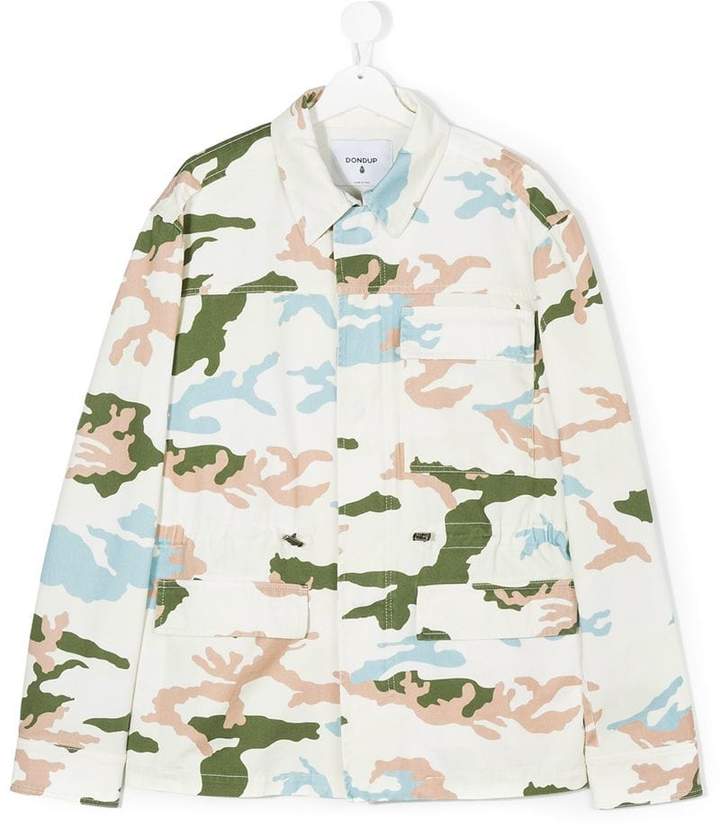 Dondup Kids camouflage jacket