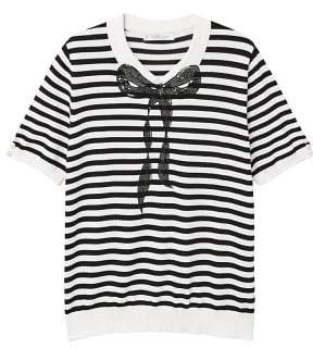 Sequin jersey t-shirt