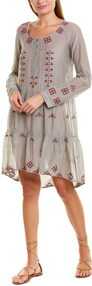 Johnny Was Silk-Blend Shift Dress Johnny Was Silk-Blend Shift Dress