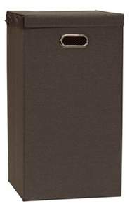 Collapsible Laundry Hamper, Grey-Brown Cobblestone