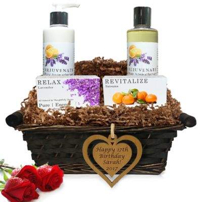 Pure Energy Apothecary Daily Delight Pure Aromatherapy Birthday Gift Basket