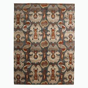 Ikat Collection Oriental Rug, 9'1 x 12'1
