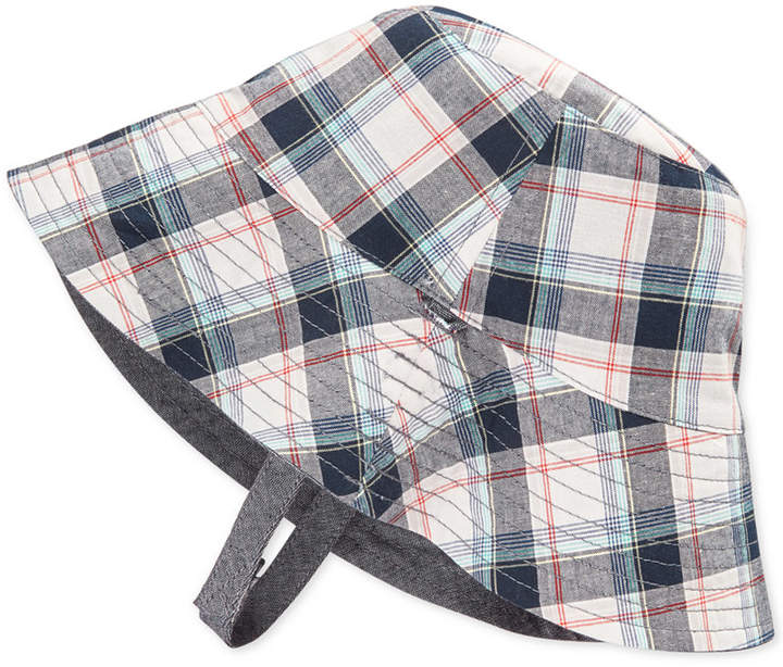 Reversible Chambray Bucket Hat, Baby Boys, Created for Macy's