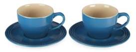 Four-Piece Cappuccino Cup & Saucer Set