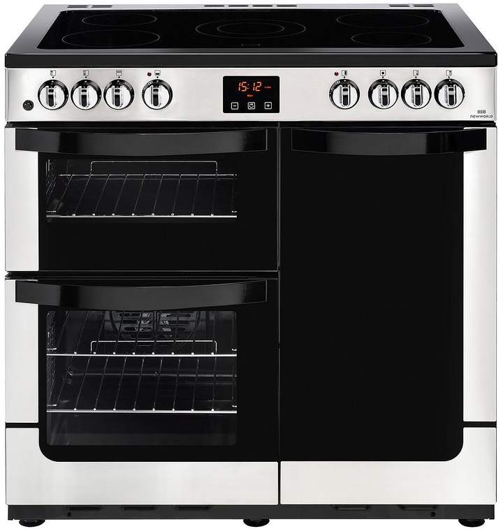 NW VISION 90E Electric 90cm Range Cooker - Stainless Steel