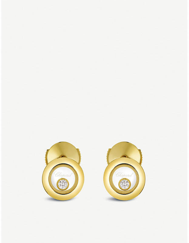 Happy Diamonds Icons 18ct yellow-gold and diamond earrings