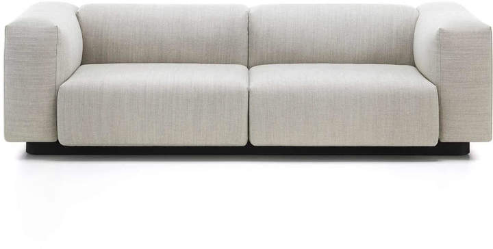 Soft Modular Sofa, 2-Sitzer, crème / Stahlgrau (Maize 03)