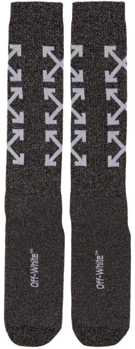 Black Arrows Long Socks
