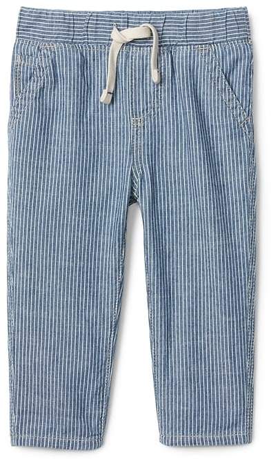 Pull-On Jeans in Railroad Stripe